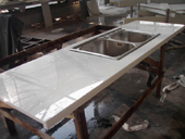 Crystallized Glass countertop