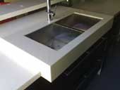 Crystallized Glass countertop