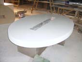 Crystallized Glass table tops