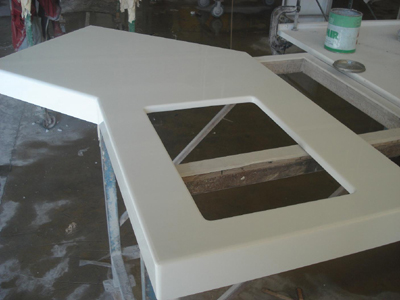 Crystallized Glass countertops