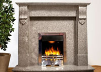 granite fireplace