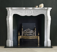 marble fireplace